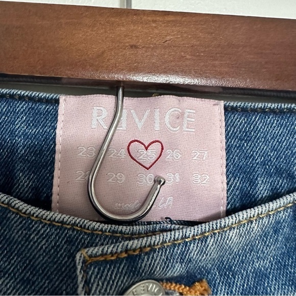 Revice Uptown Roadtrip Distressed Straight Ankle Jeans - Picture 5 of 7